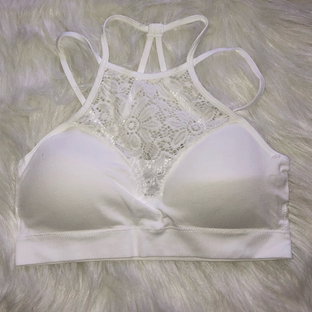White bralette